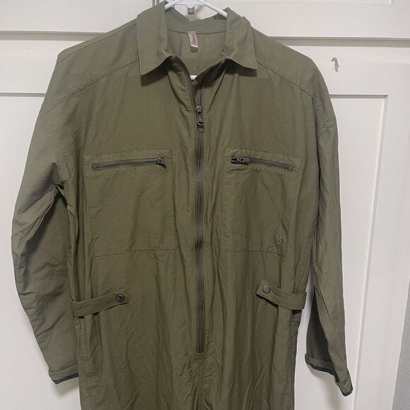 FP Movement Coverall Jumpsuit Mesmerize Me Utility Green sz XS NWOT - Picture 10 of 15